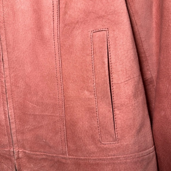Bernardo Women's Pink Suede Jacket Women's Small - Picture 5 of 10